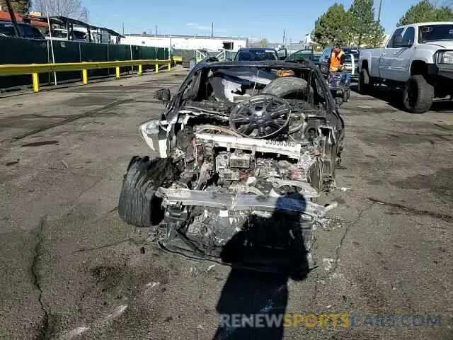 12 fotografías del automóvil dañado 5YJSA1E56NF464984 TESLA MODEL S 2022
