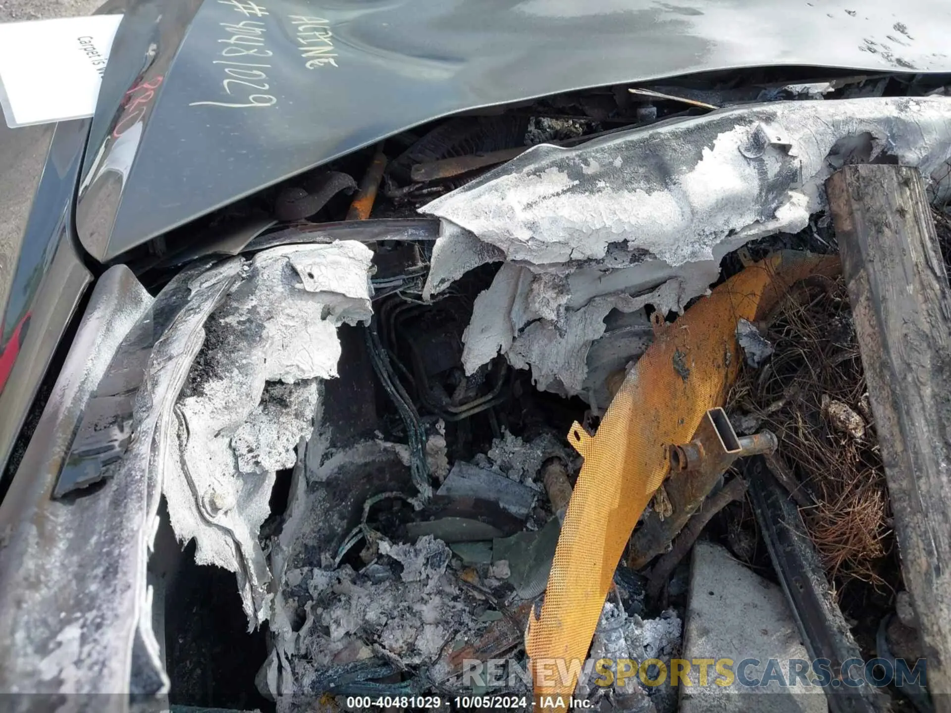7 fotografías del automóvil dañado 5YJSA1E56NF476195 TESLA MODEL S 2022