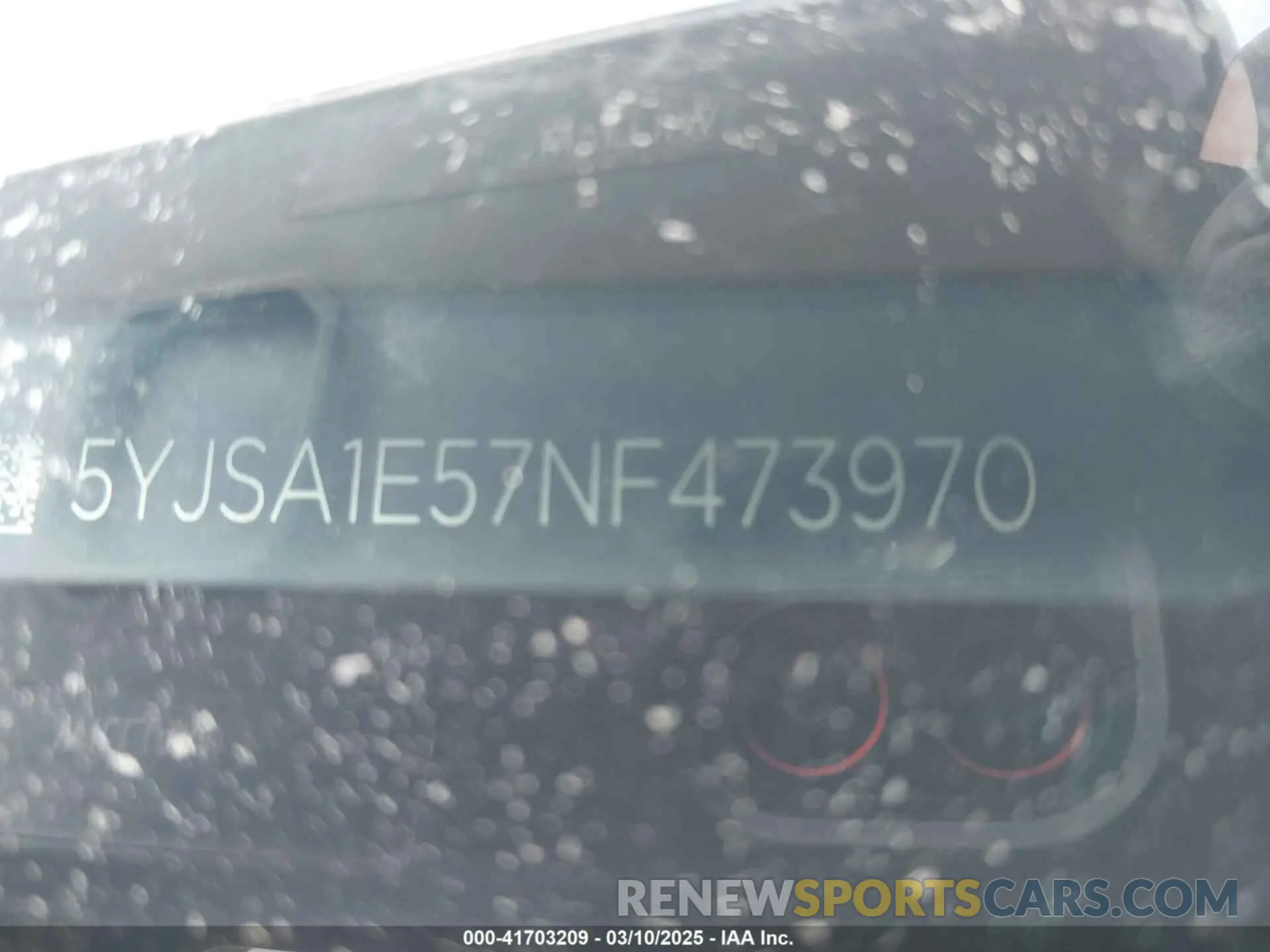 22 fotografías del automóvil dañado 5YJSA1E57NF473970 TESLA MODEL S 2022