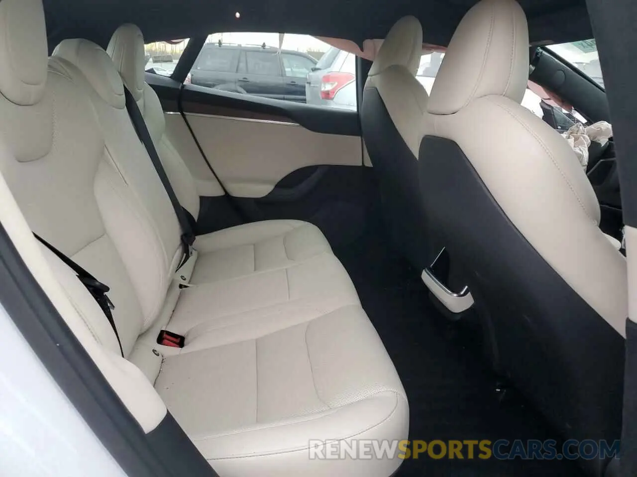 10 fotografías del automóvil dañado 5YJSA1E57NF483351 TESLA MODEL S 2022