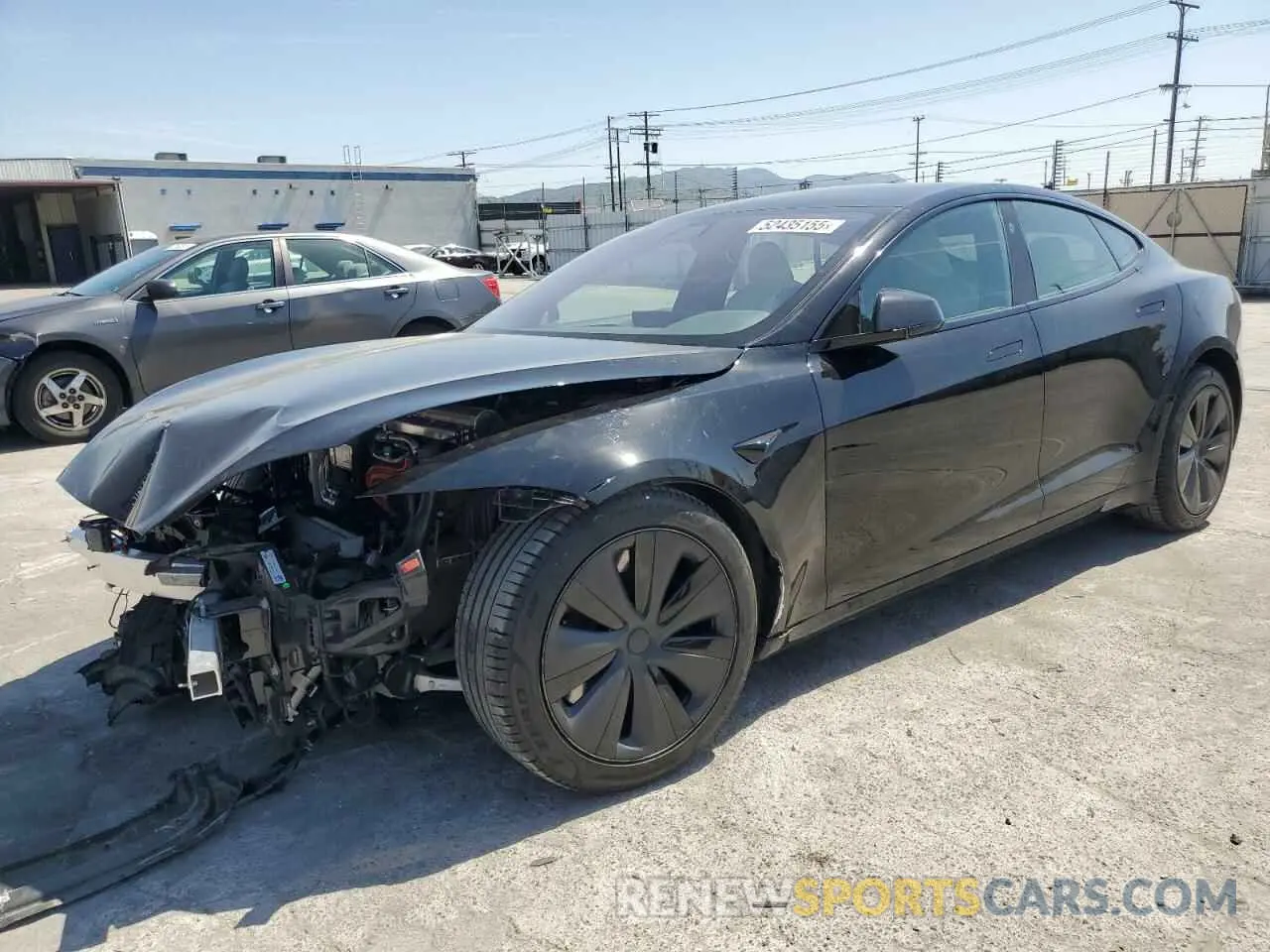 1 fotografías del automóvil dañado 5YJSA1E58NF463934 TESLA MODEL S 2022