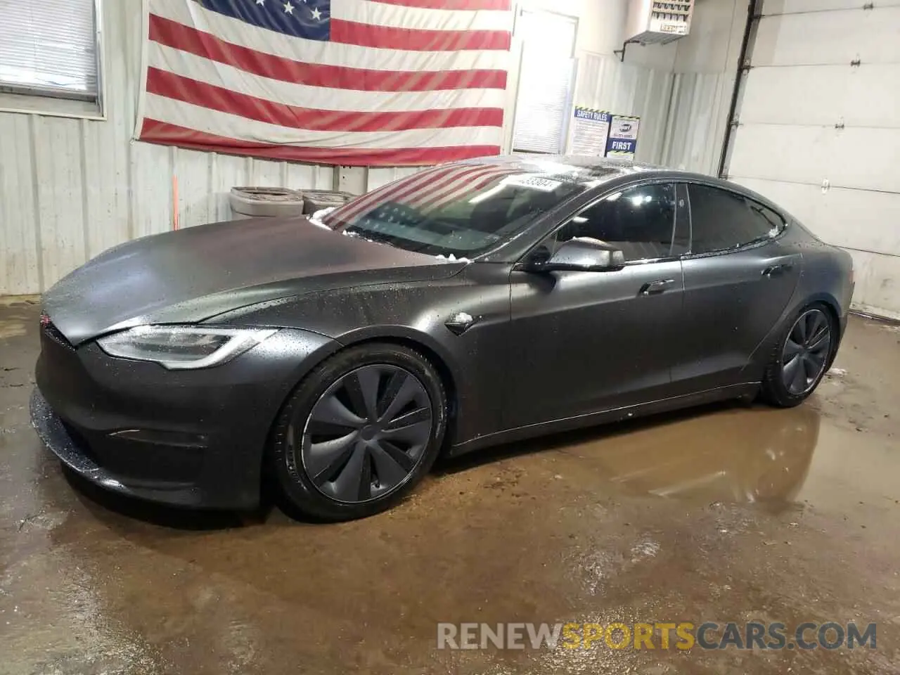 1 fotografías del automóvil dañado 5YJSA1E58NF468129 TESLA MODEL S 2022