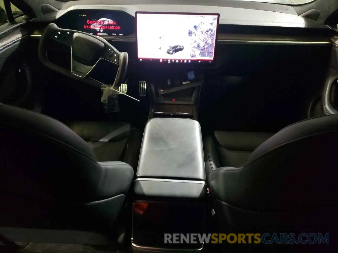 8 fotografías del automóvil dañado 5YJSA1E58NF468129 TESLA MODEL S 2022