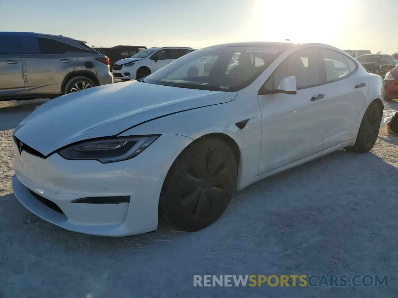 1 fotografías del automóvil dañado 5YJSA1E58NF469233 TESLA MODEL S 2022