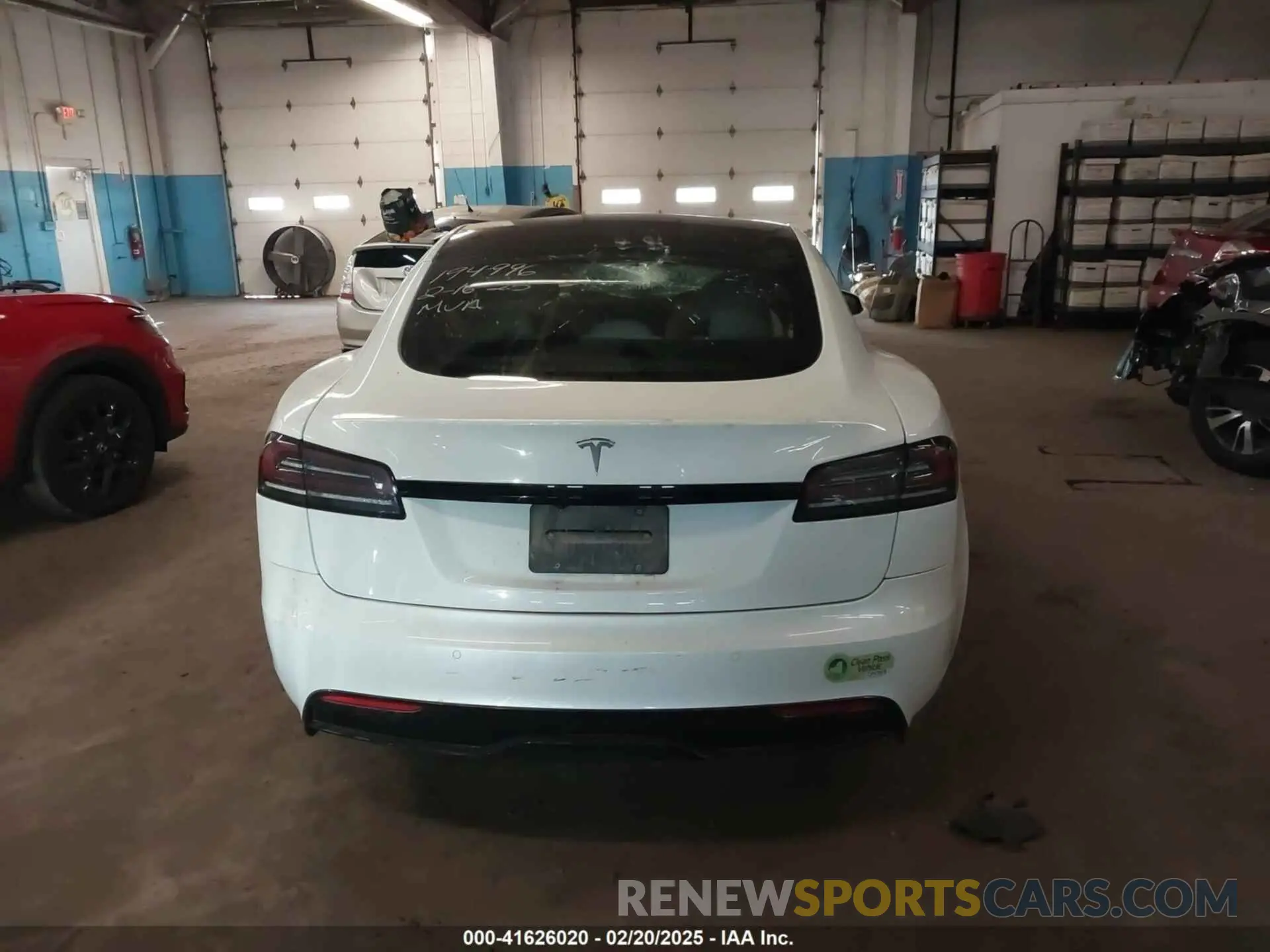 15 fotografías del automóvil dañado 5YJSA1E59NF493914 TESLA MODEL S 2022