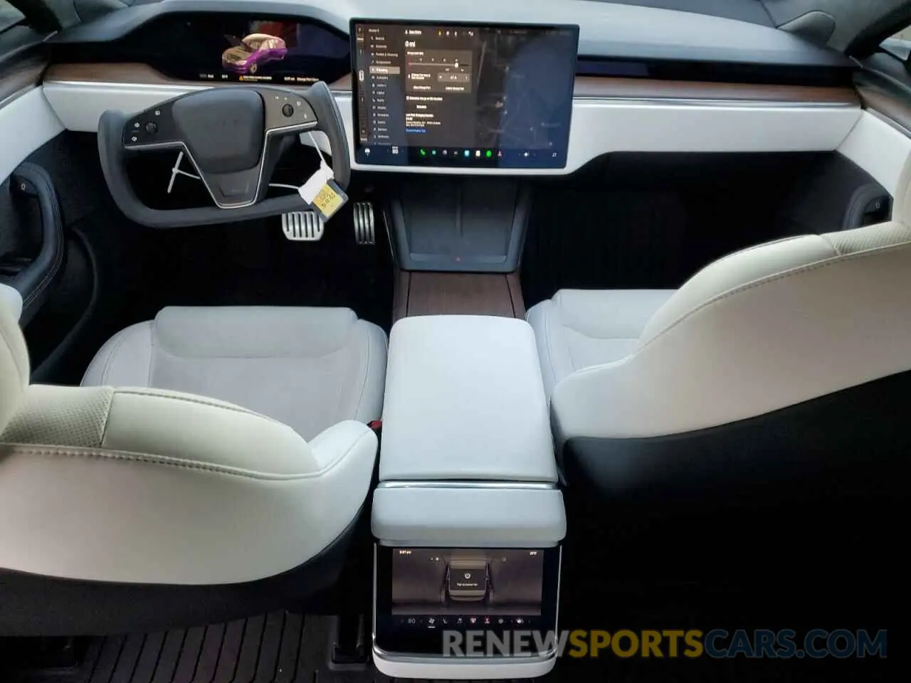 8 fotografías del automóvil dañado 5YJSA1E5XNF489693 TESLA MODEL S 2022