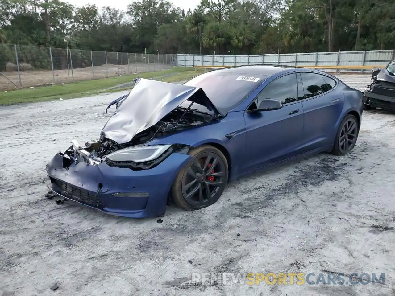 1 fotografías del automóvil dañado 5YJSA1E61NF479532 TESLA MODEL S 2022