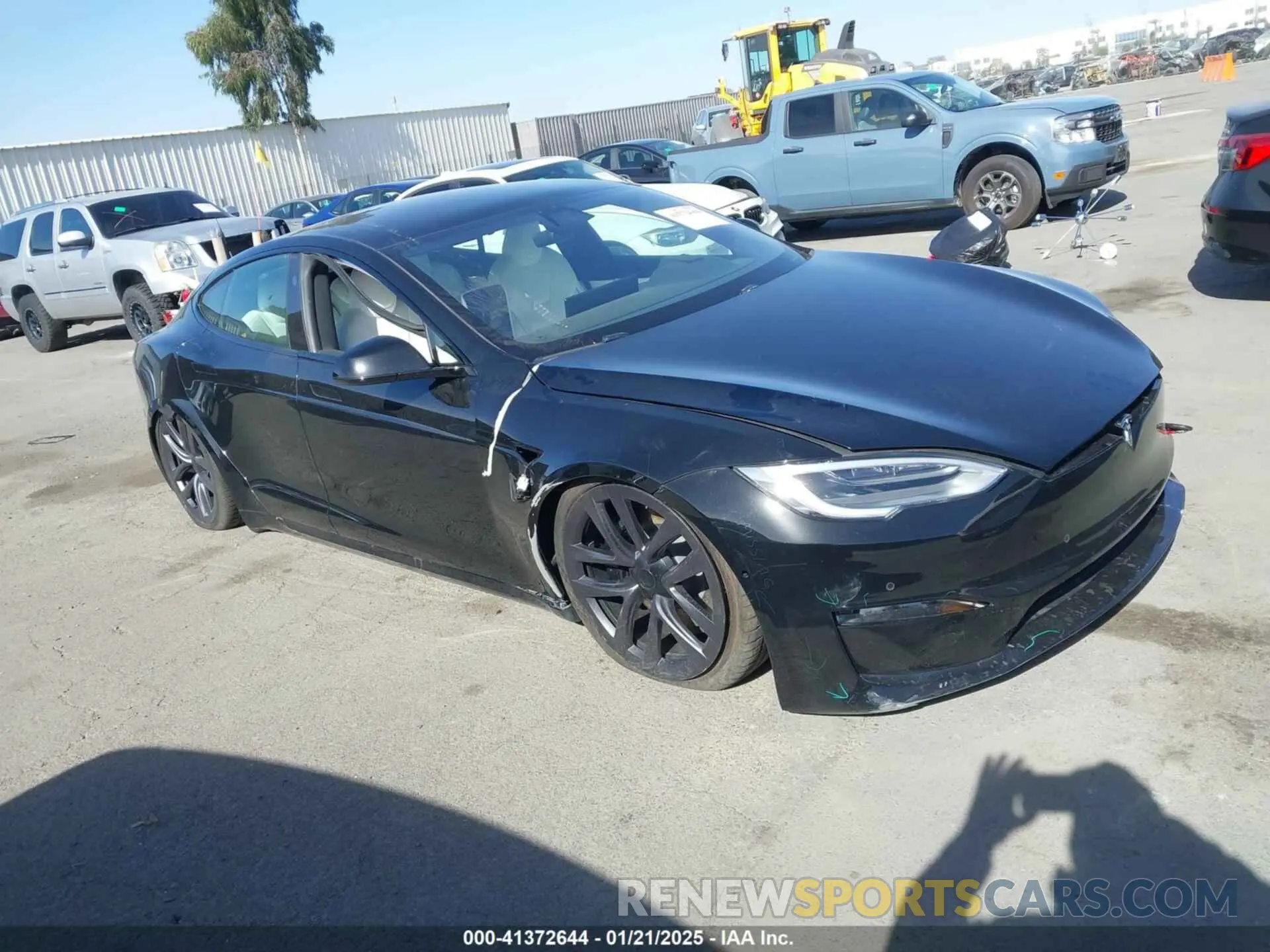 1 fotografías del automóvil dañado 5YJSA1E62NF460634 TESLA MODEL S 2022