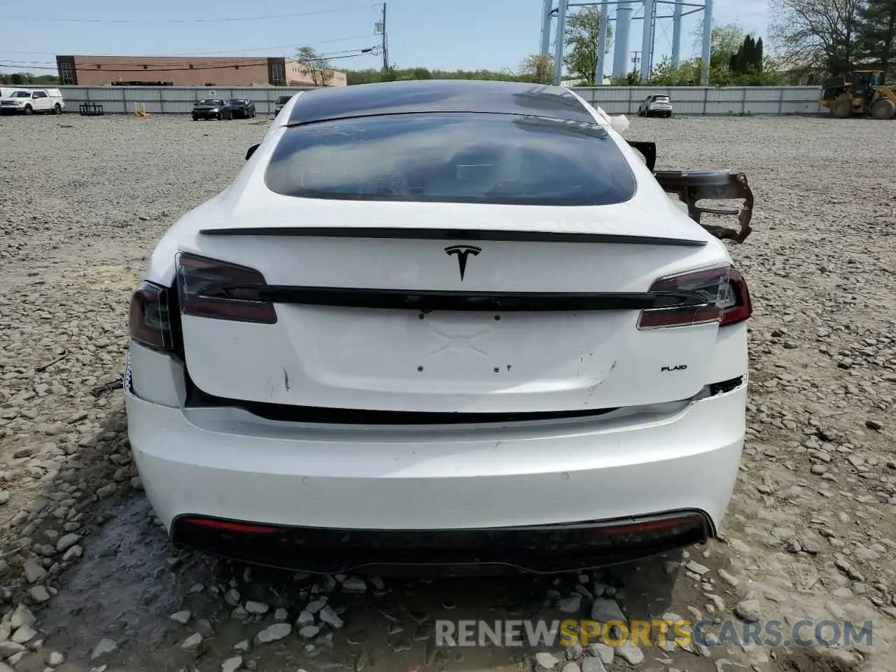 6 fotografías del automóvil dañado 5YJSA1E63NF460643 TESLA MODEL S 2022