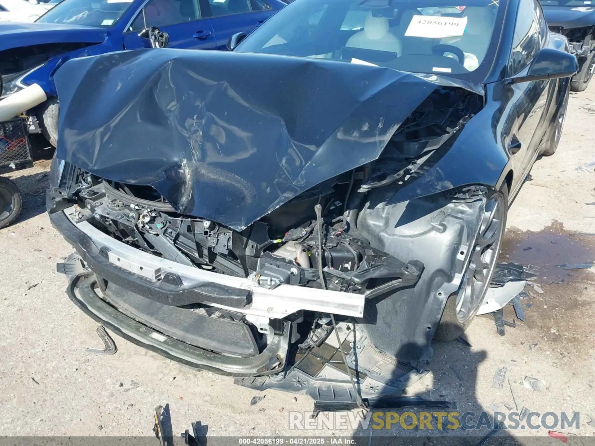 10 fotografías del automóvil dañado 5YJSA1E63NF478351 TESLA MODEL S 2022