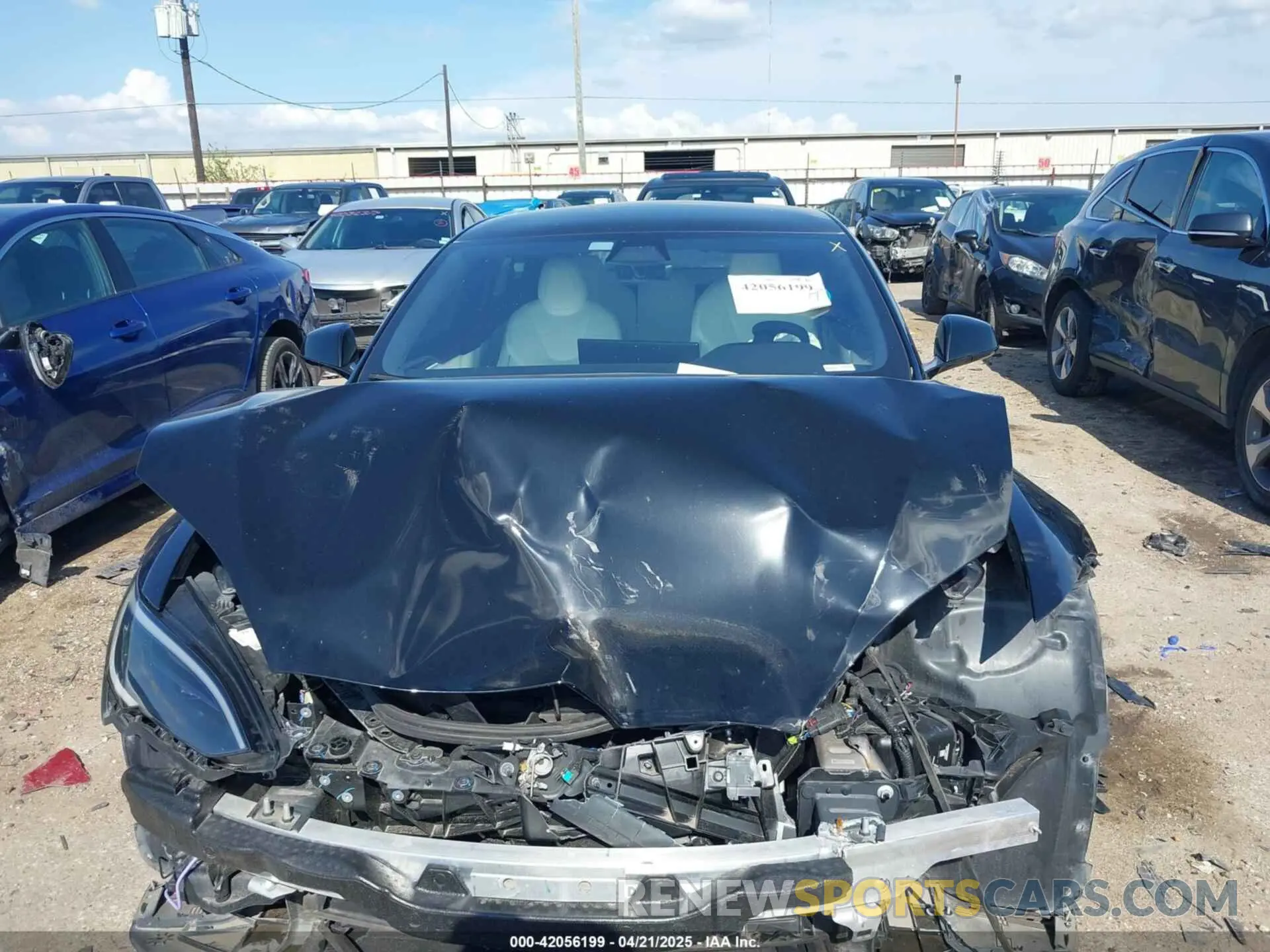 11 fotografías del automóvil dañado 5YJSA1E63NF478351 TESLA MODEL S 2022