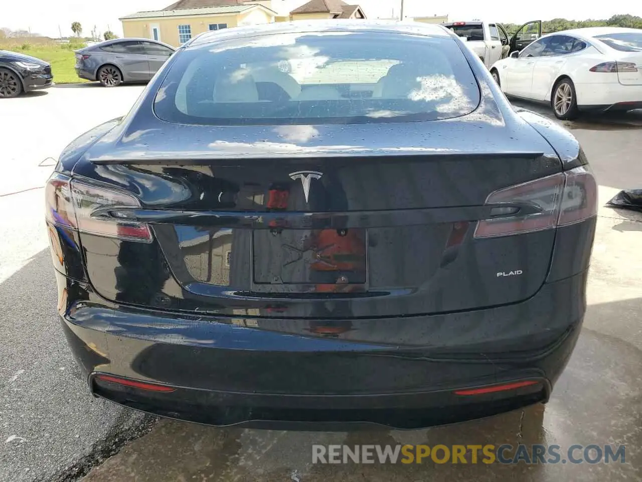6 fotografías del automóvil dañado 5YJSA1E64NF461218 TESLA MODEL S 2022