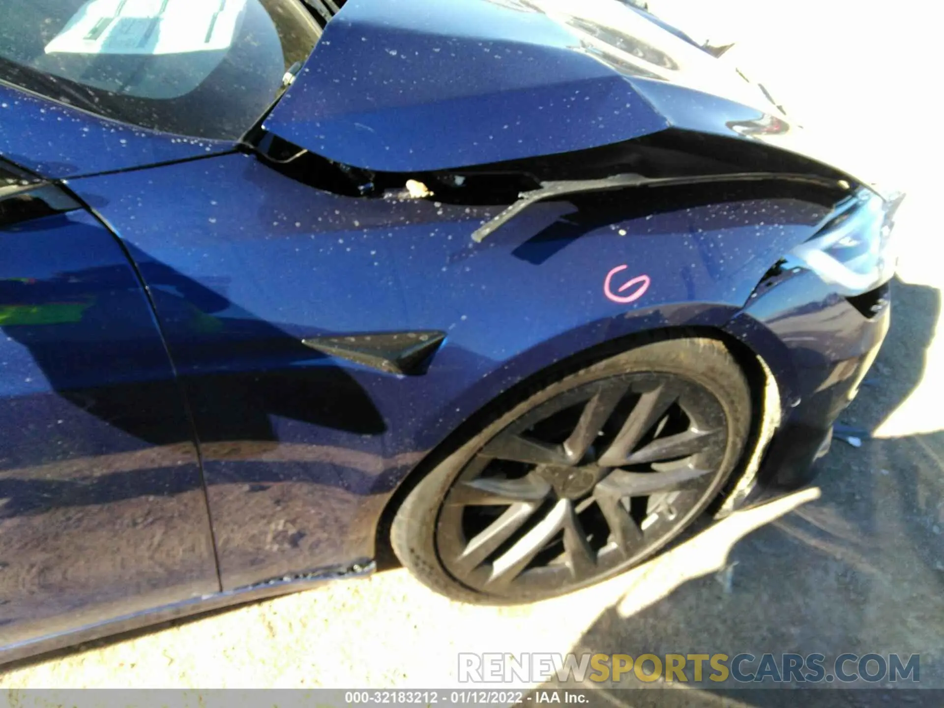 13 fotografías del automóvil dañado 5YJSA1E64NF463048 TESLA MODEL S 2022