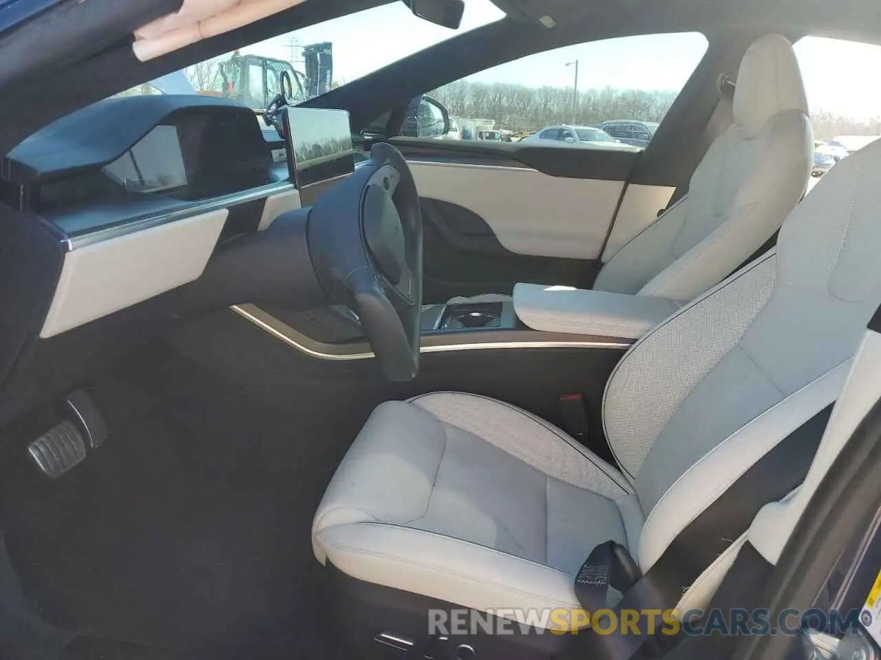 7 fotografías del automóvil dañado 5YJSA1E66NF462693 TESLA MODEL S 2022