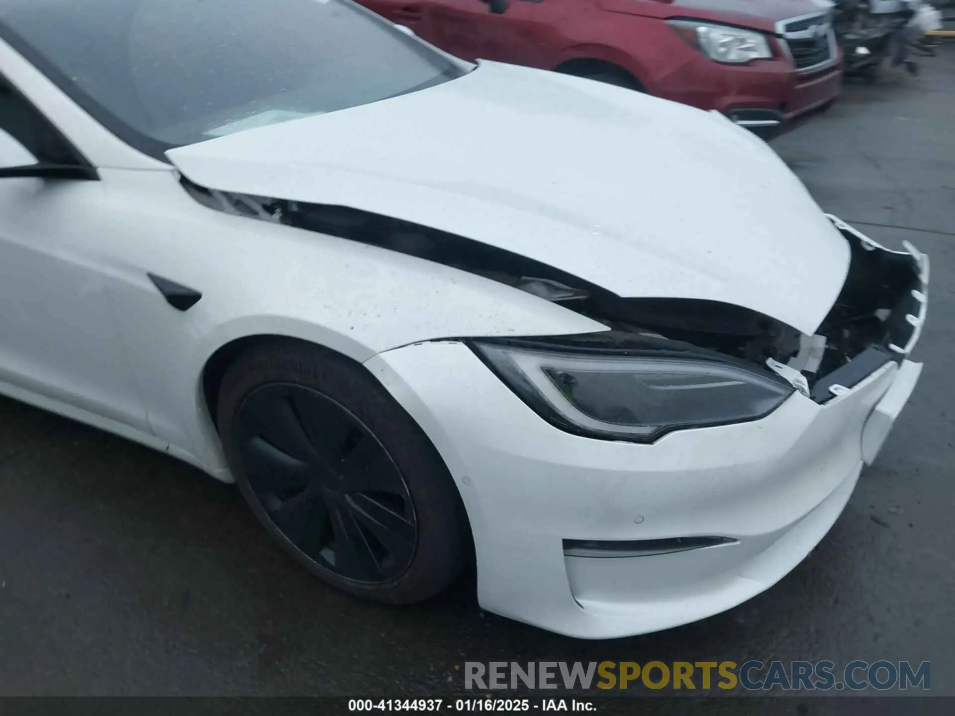 20 fotografías del automóvil dañado 5YJSA1E66NF474312 TESLA MODEL S 2022