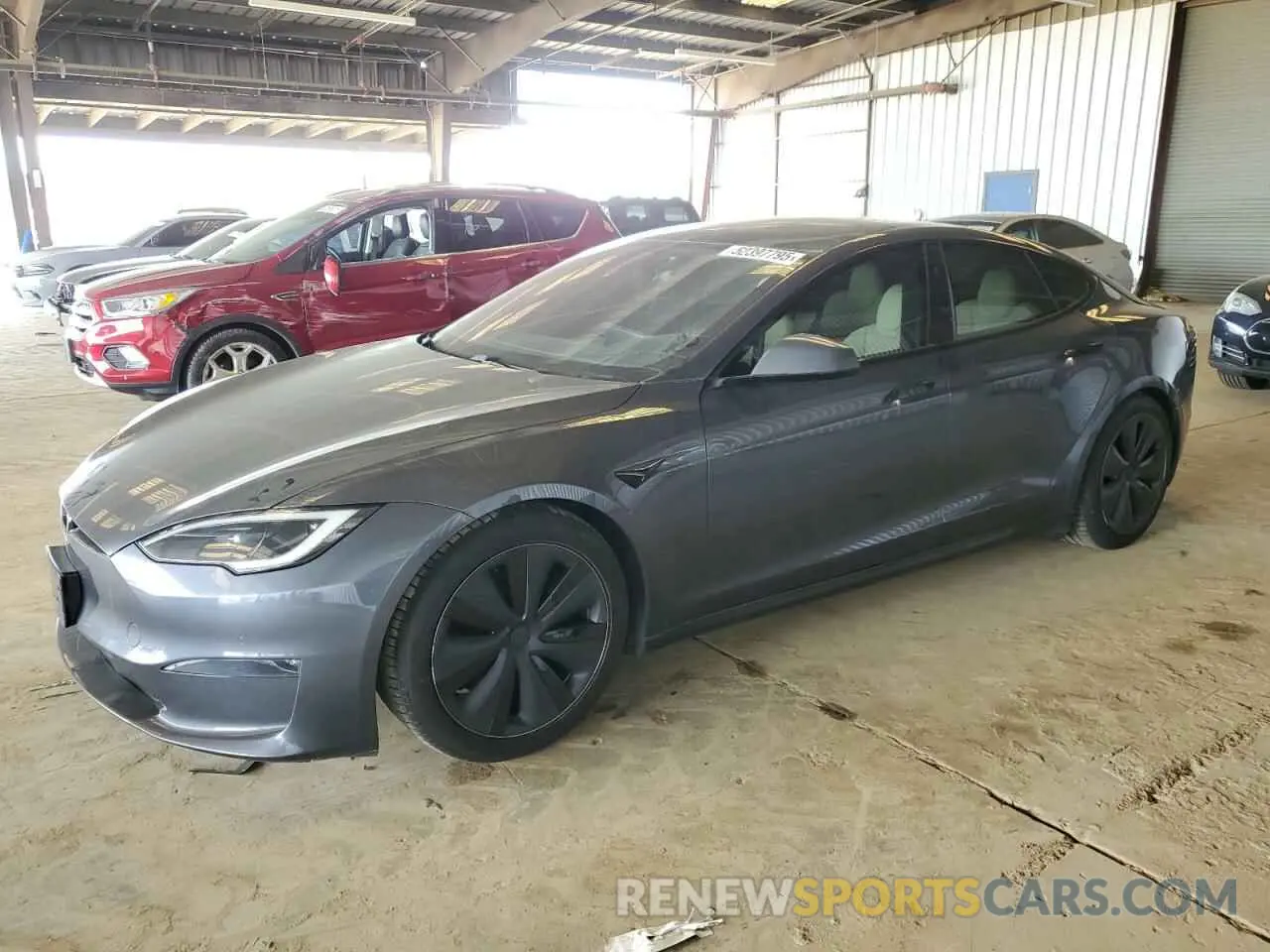 1 fotografías del automóvil dañado 5YJSA1E66NF480112 TESLA MODEL S 2022