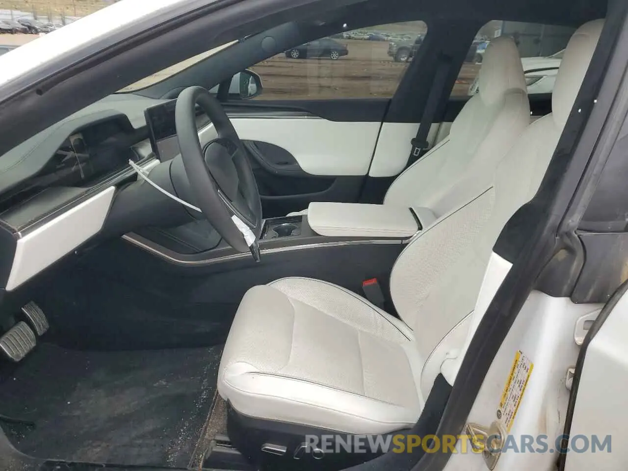 7 fotografías del automóvil dañado 5YJSA1E69NF461067 TESLA MODEL S 2022