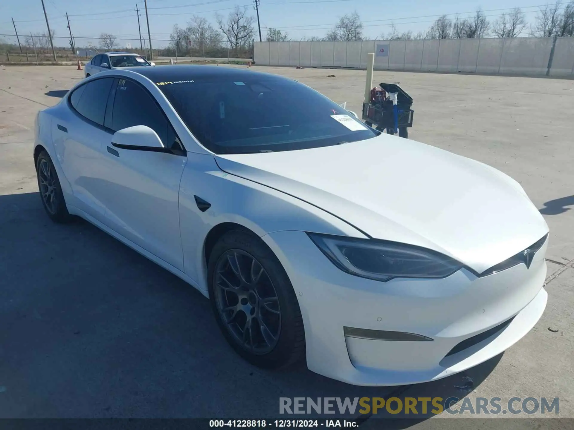 1 fotografías del automóvil dañado 5YJSA1E69NF486471 TESLA MODEL S 2022