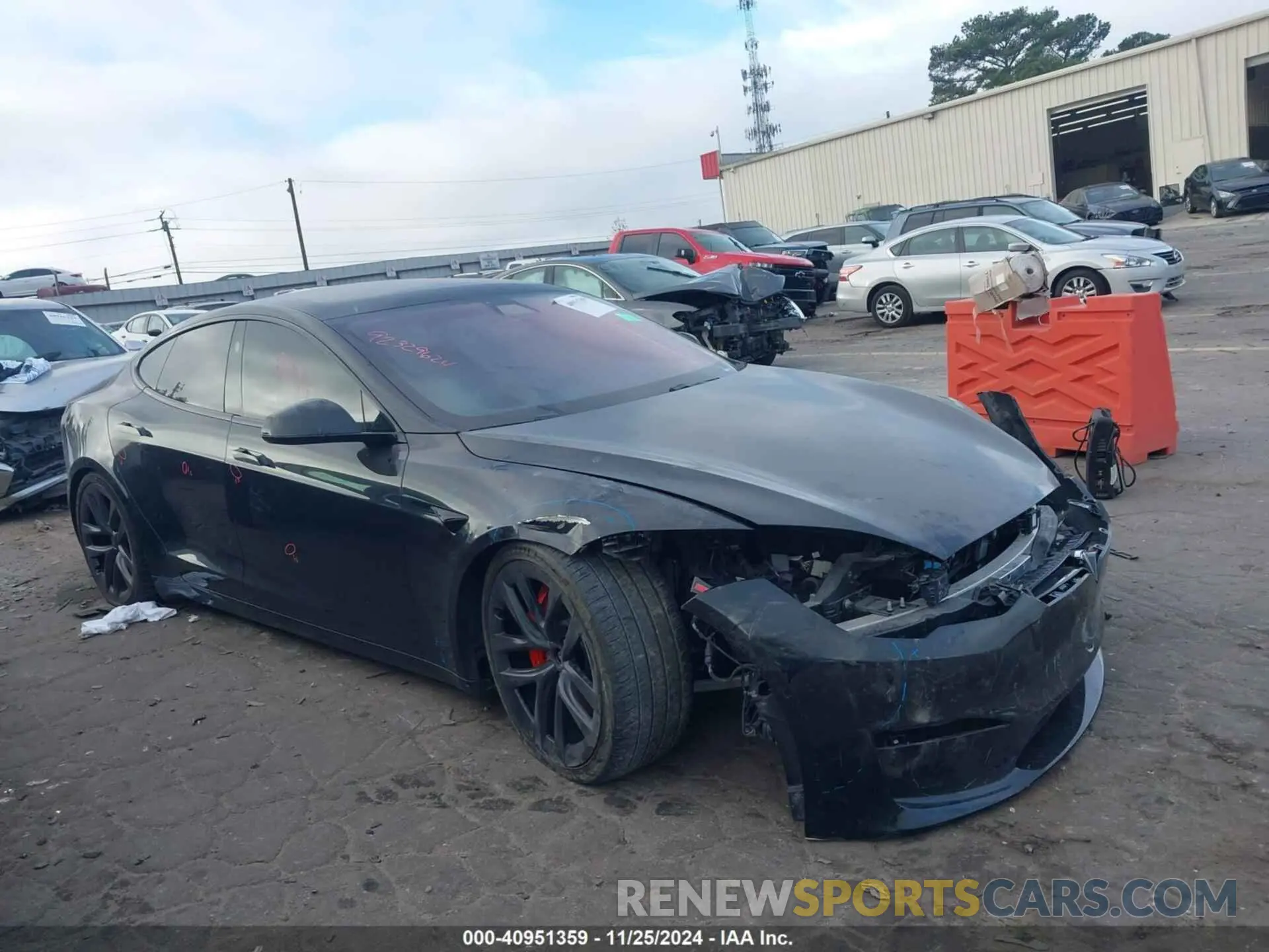 1 fotografías del automóvil dañado 5YJSA1E6XNF460235 TESLA MODEL S 2022