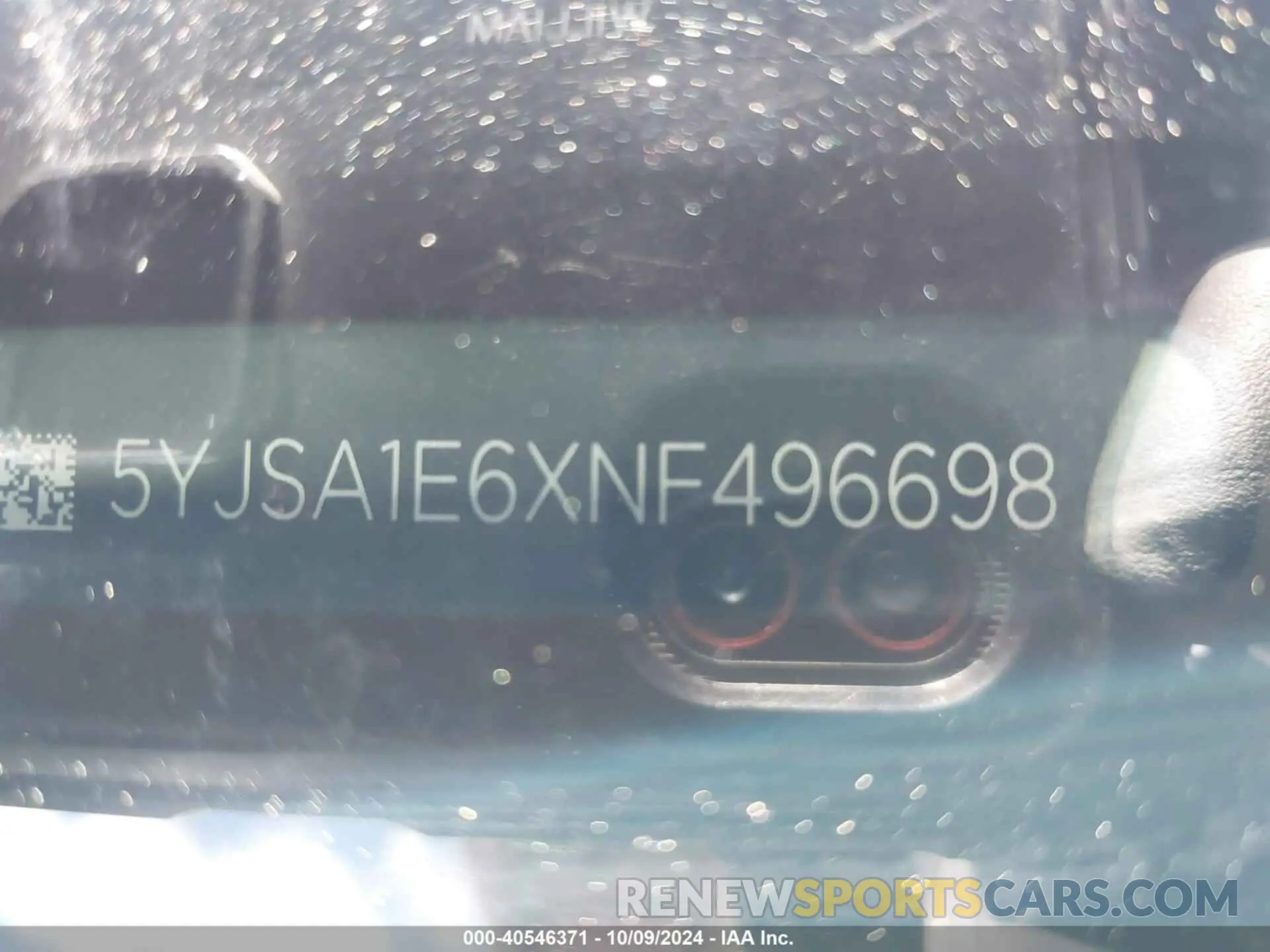 21 fotografías del automóvil dañado 5YJSA1E6XNF496698 TESLA MODEL S 2022