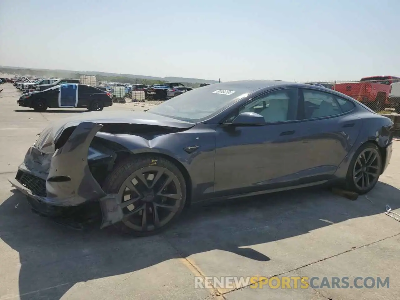 1 fotografías del automóvil dañado 5YJSA1E50PF499958 TESLA MODEL S 2023