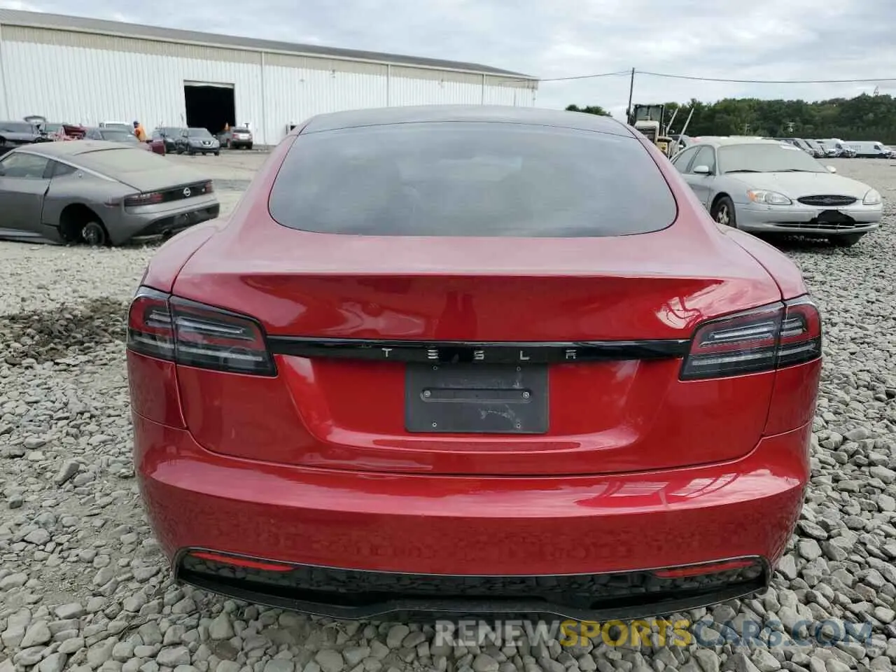 6 fotografías del automóvil dañado 5YJSA1E51PF525662 TESLA MODEL S 2023