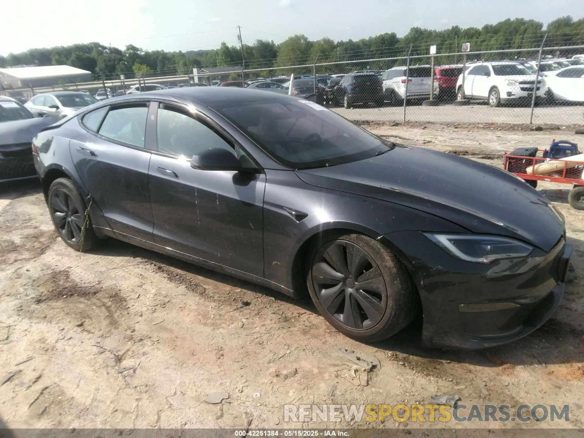 1 fotografías del automóvil dañado 5YJSA1E52PF530689 TESLA MODEL S 2023