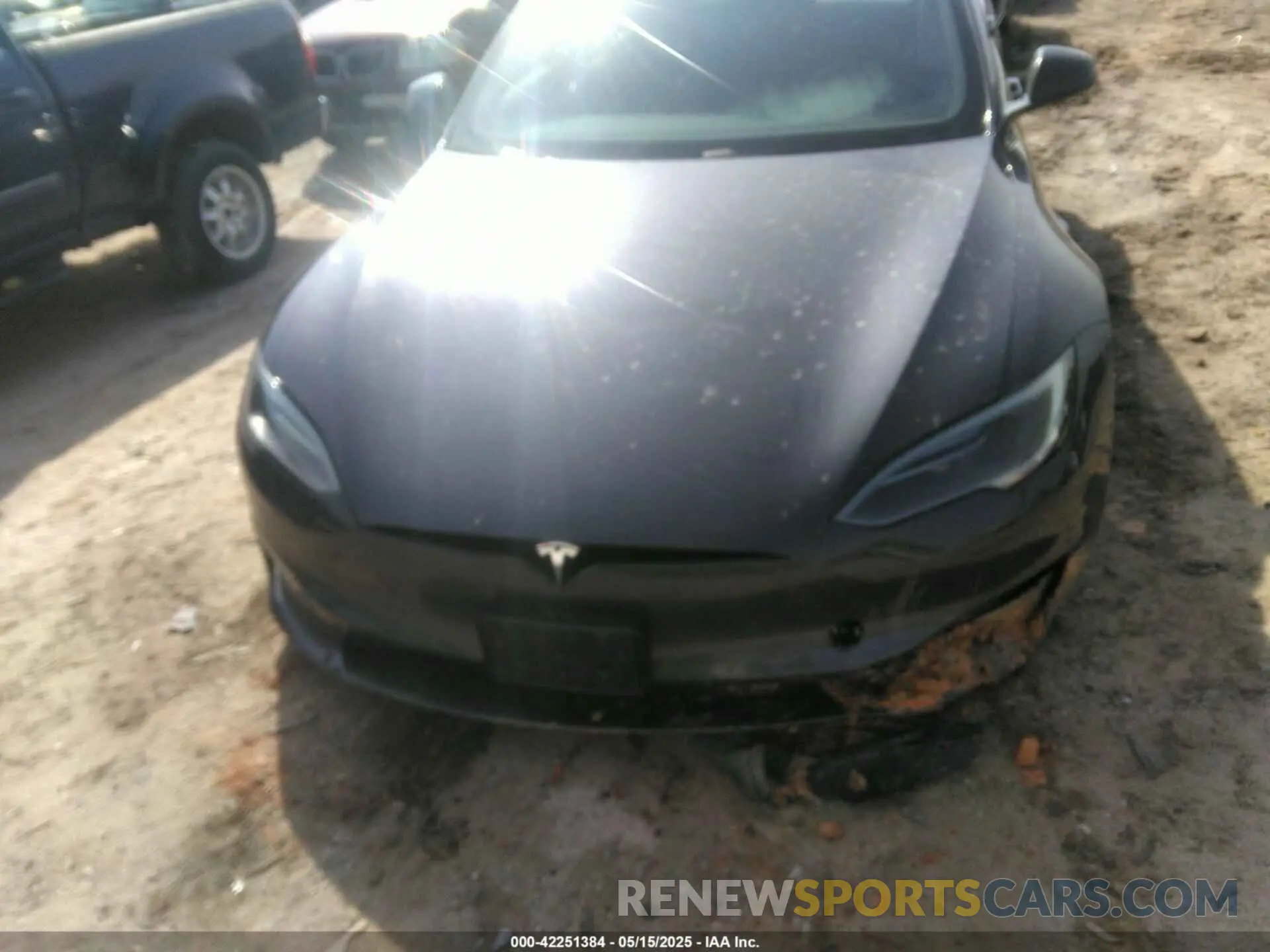 11 fotografías del automóvil dañado 5YJSA1E52PF530689 TESLA MODEL S 2023