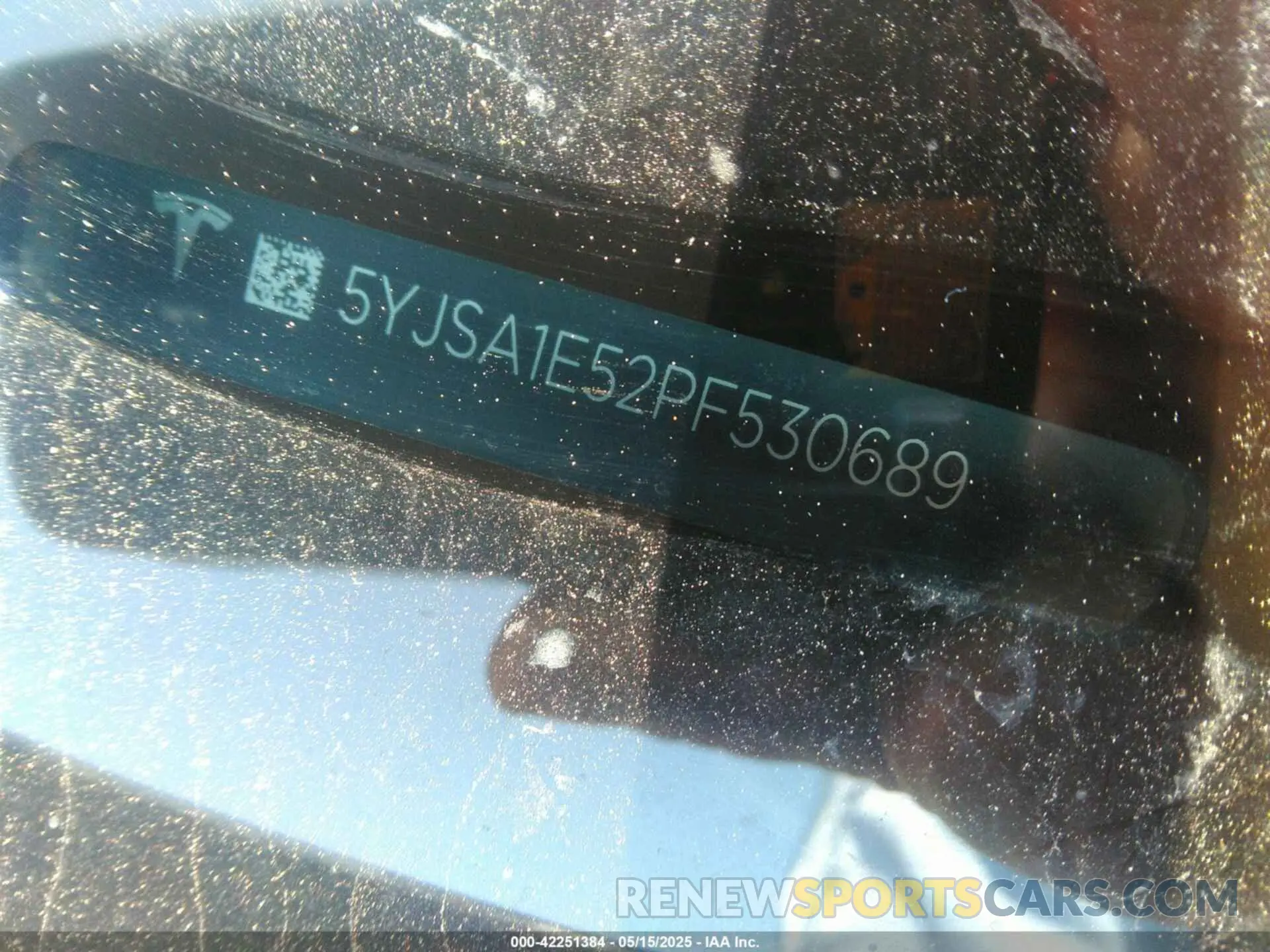 9 fotografías del automóvil dañado 5YJSA1E52PF530689 TESLA MODEL S 2023