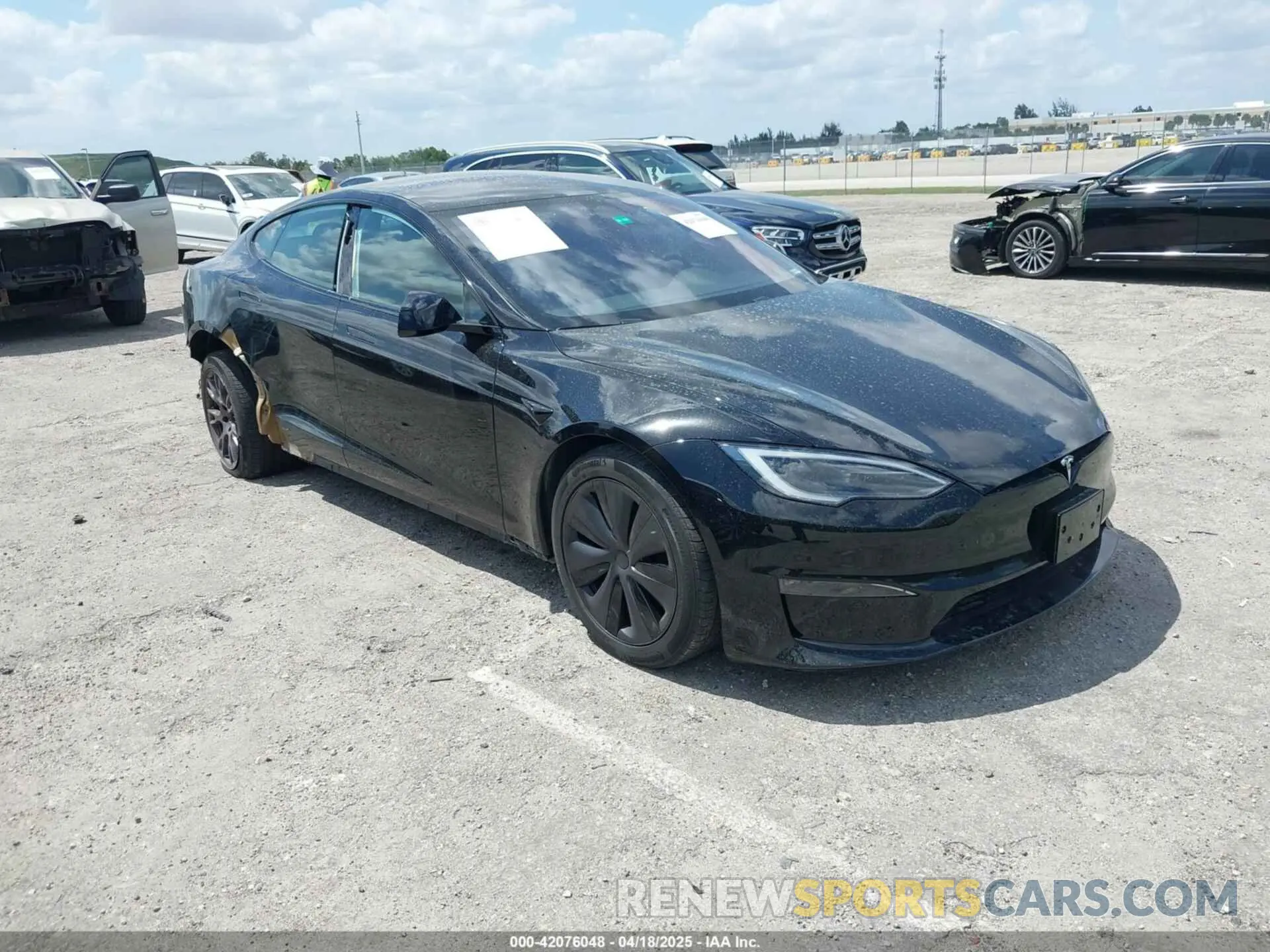 1 fotografías del automóvil dañado 5YJSA1E52PF531227 TESLA MODEL S 2023
