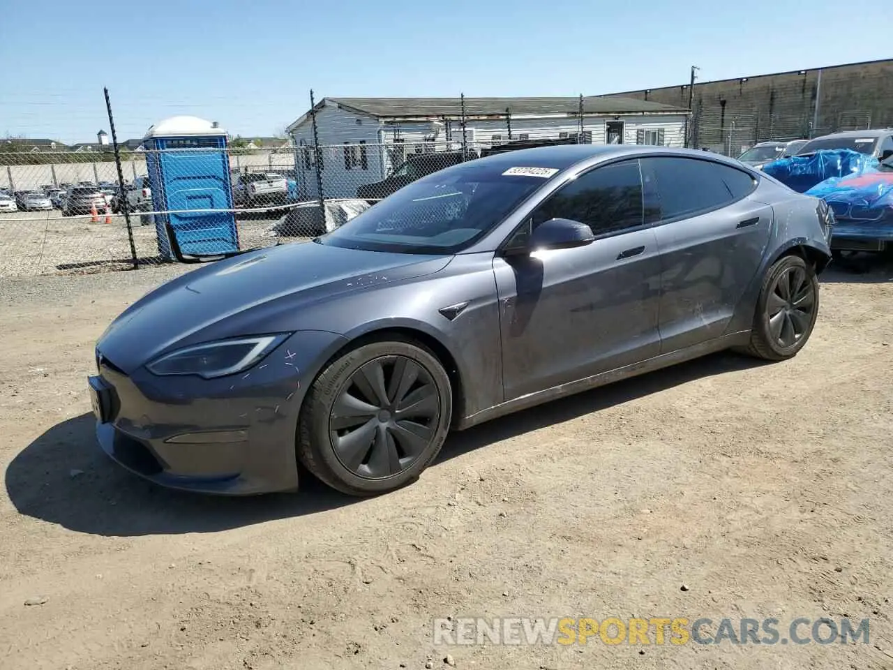 1 fotografías del automóvil dañado 5YJSA1E53PF516834 TESLA MODEL S 2023