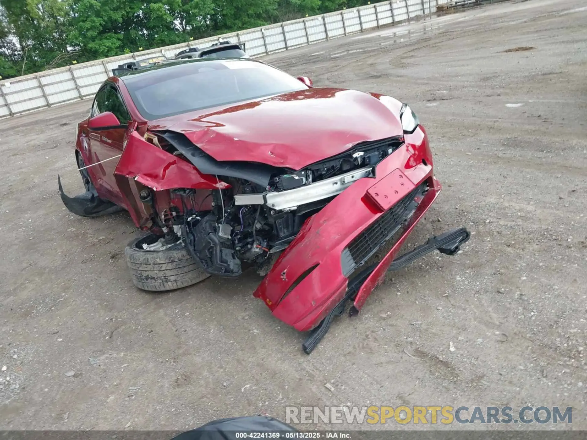 1 fotografías del automóvil dañado 5YJSA1E53PF516848 TESLA MODEL S 2023
