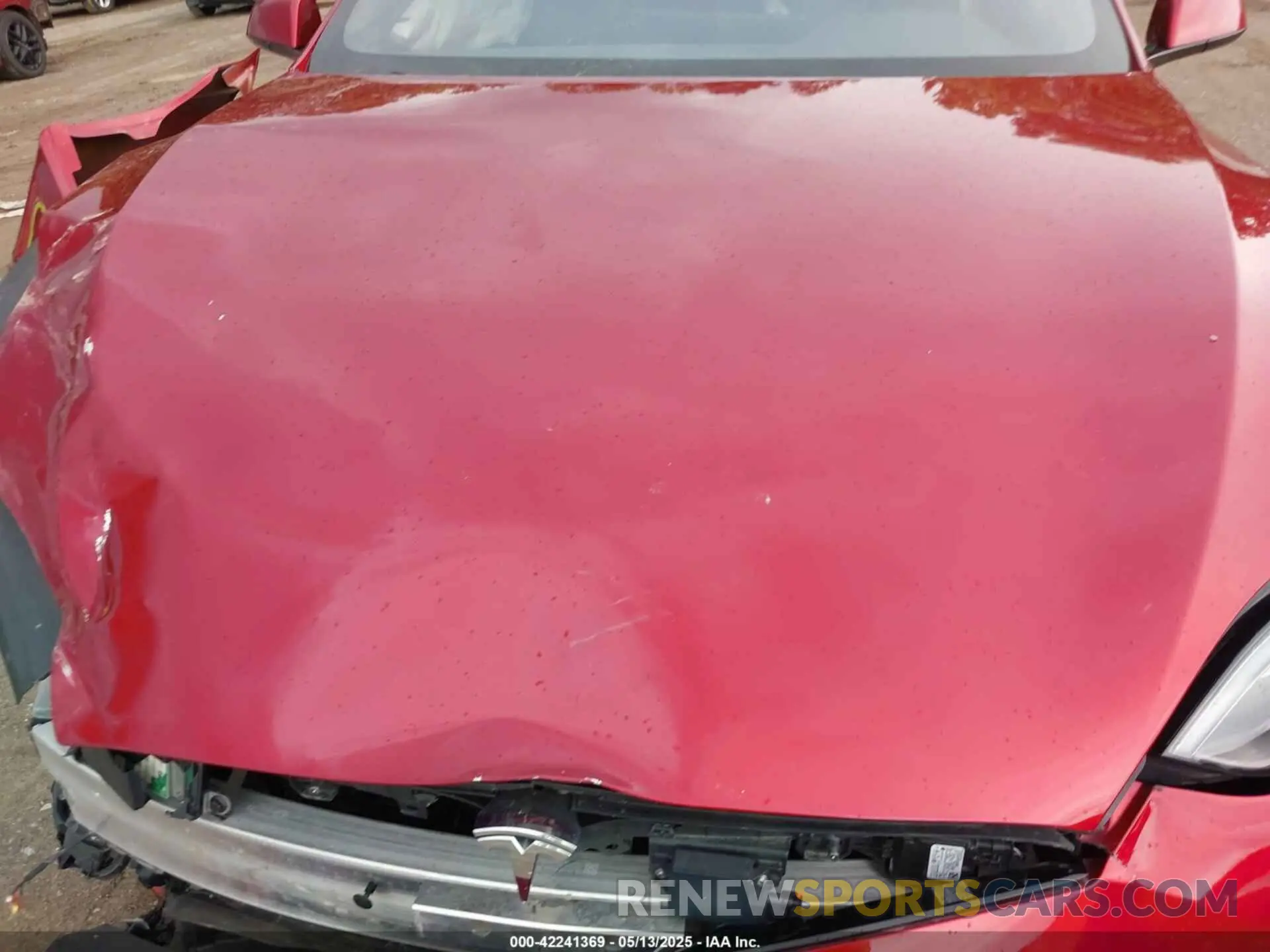 10 fotografías del automóvil dañado 5YJSA1E53PF516848 TESLA MODEL S 2023