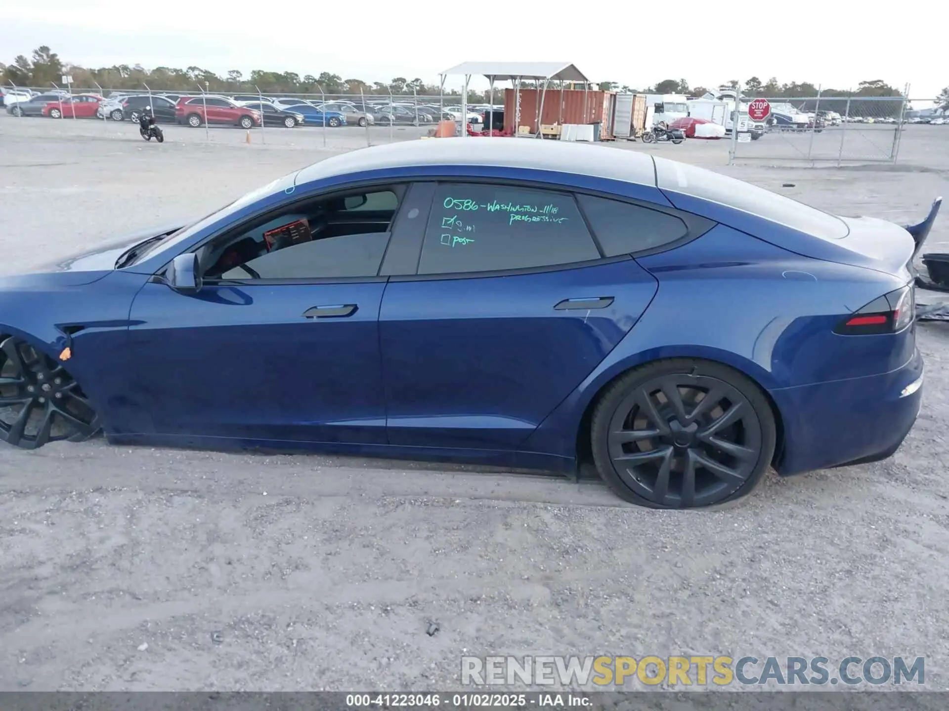 15 fotografías del automóvil dañado 5YJSA1E53PF518986 TESLA MODEL S 2023