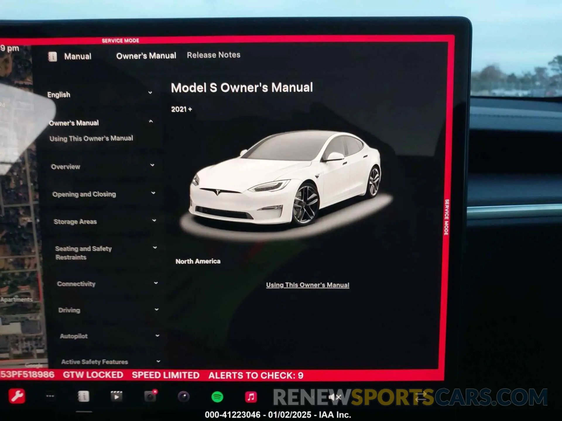 19 fotografías del automóvil dañado 5YJSA1E53PF518986 TESLA MODEL S 2023