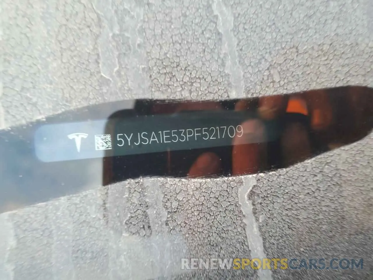 12 fotografías del automóvil dañado 5YJSA1E53PF521709 TESLA MODEL S 2023