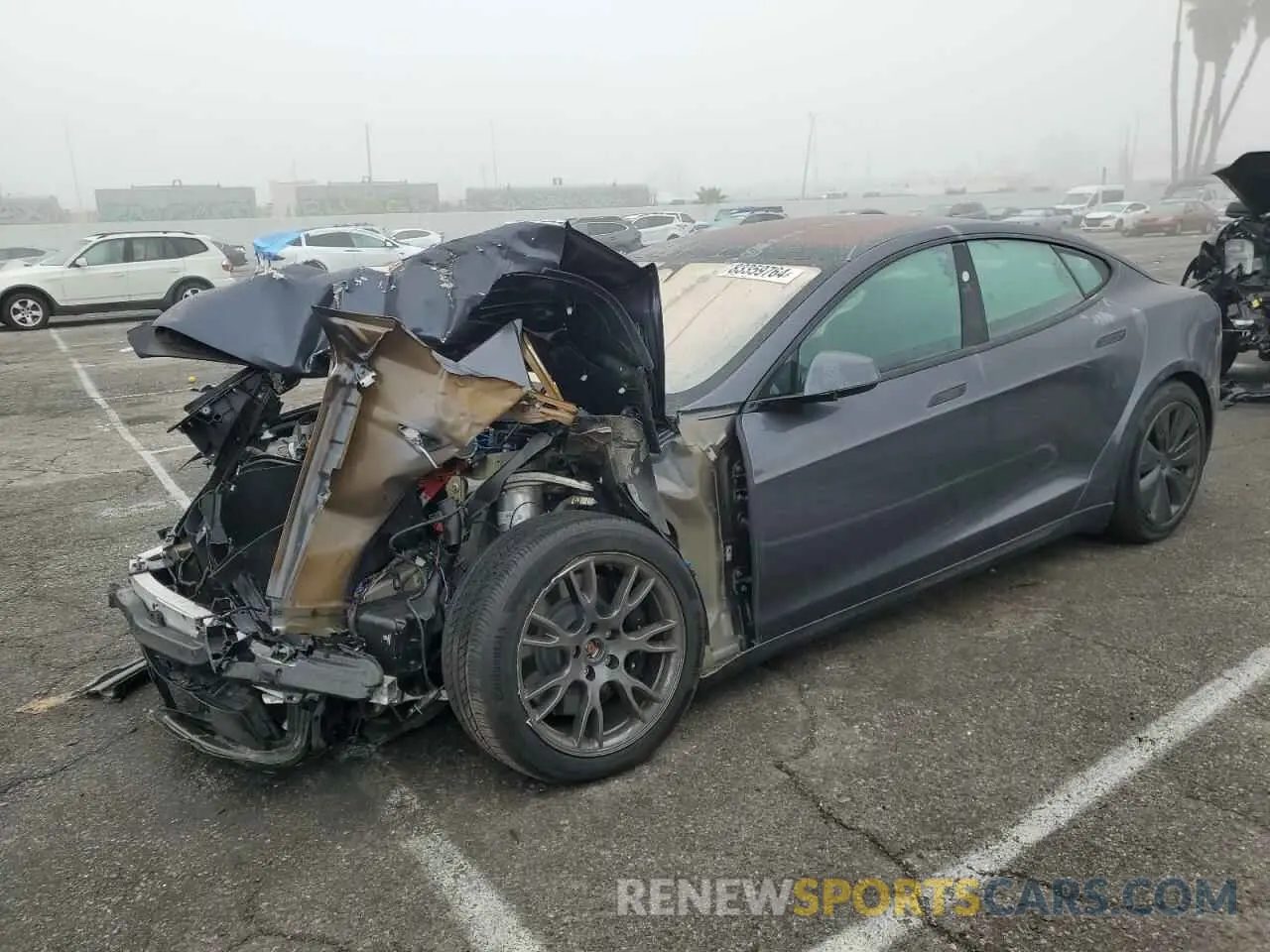 1 fotografías del automóvil dañado 5YJSA1E53PF522312 TESLA MODEL S 2023
