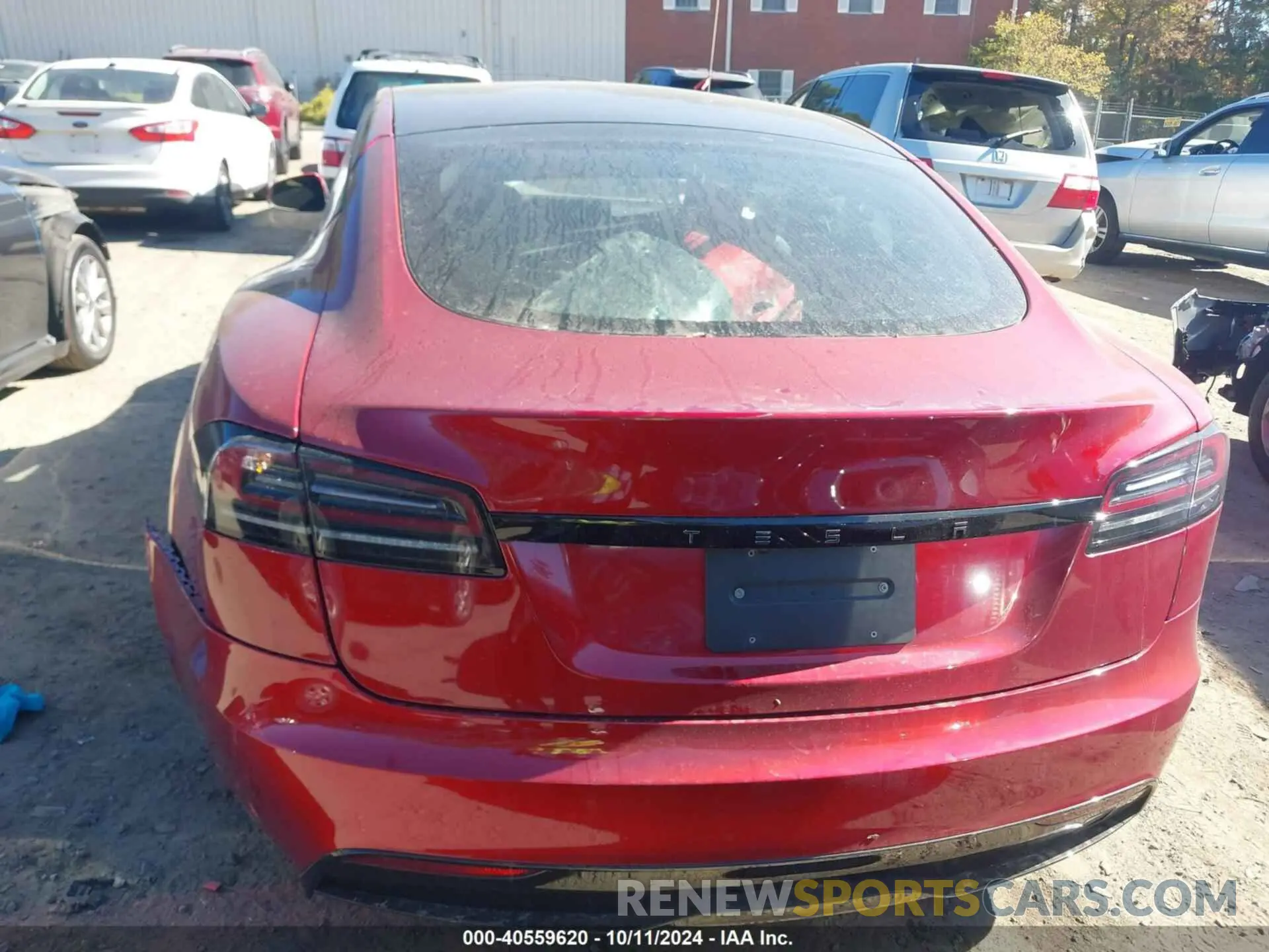 16 fotografías del automóvil dañado 5YJSA1E53PF523735 TESLA MODEL S 2023