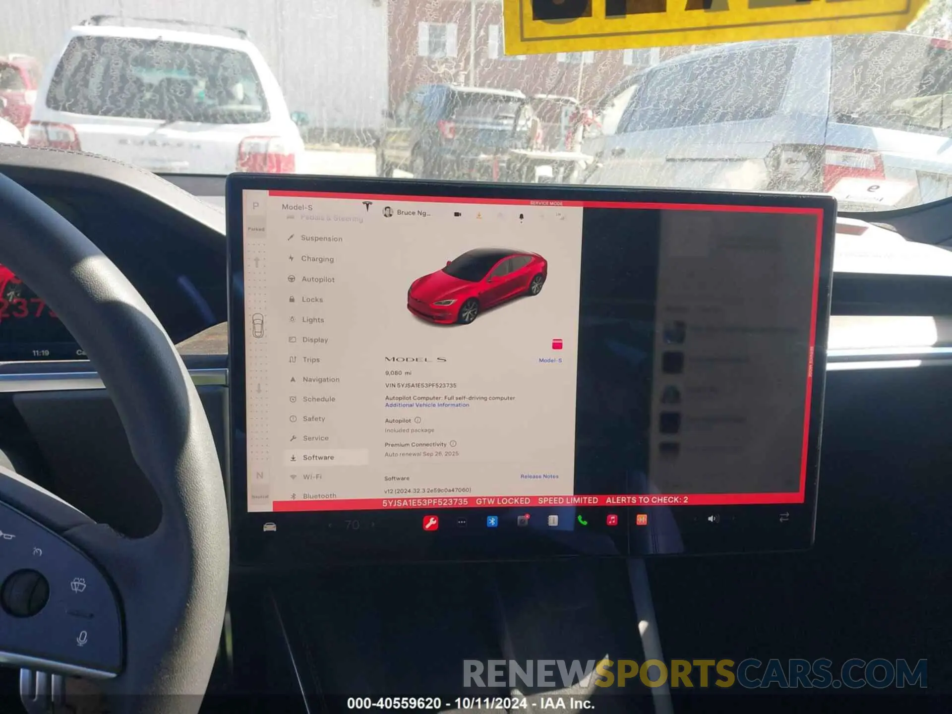 18 fotografías del automóvil dañado 5YJSA1E53PF523735 TESLA MODEL S 2023