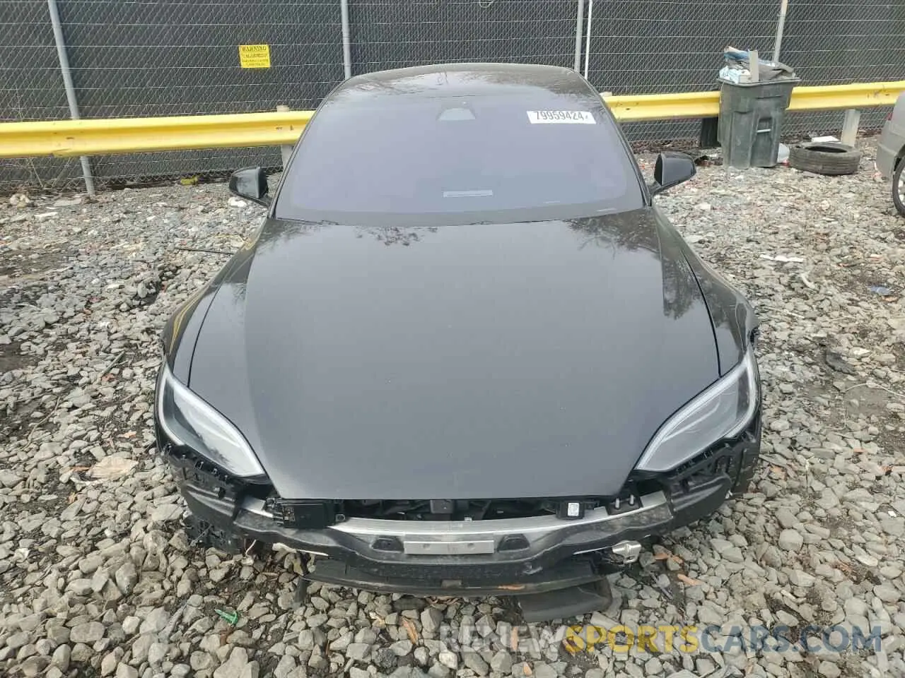 5 fotografías del automóvil dañado 5YJSA1E53PF525744 TESLA MODEL S 2023