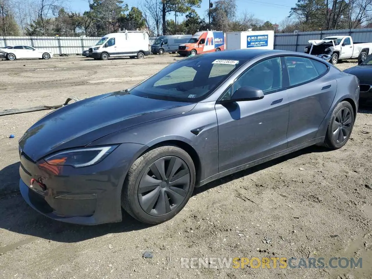 1 fotografías del automóvil dañado 5YJSA1E54PF516907 TESLA MODEL S 2023