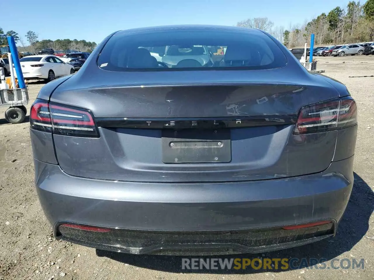 6 fotografías del automóvil dañado 5YJSA1E54PF516907 TESLA MODEL S 2023
