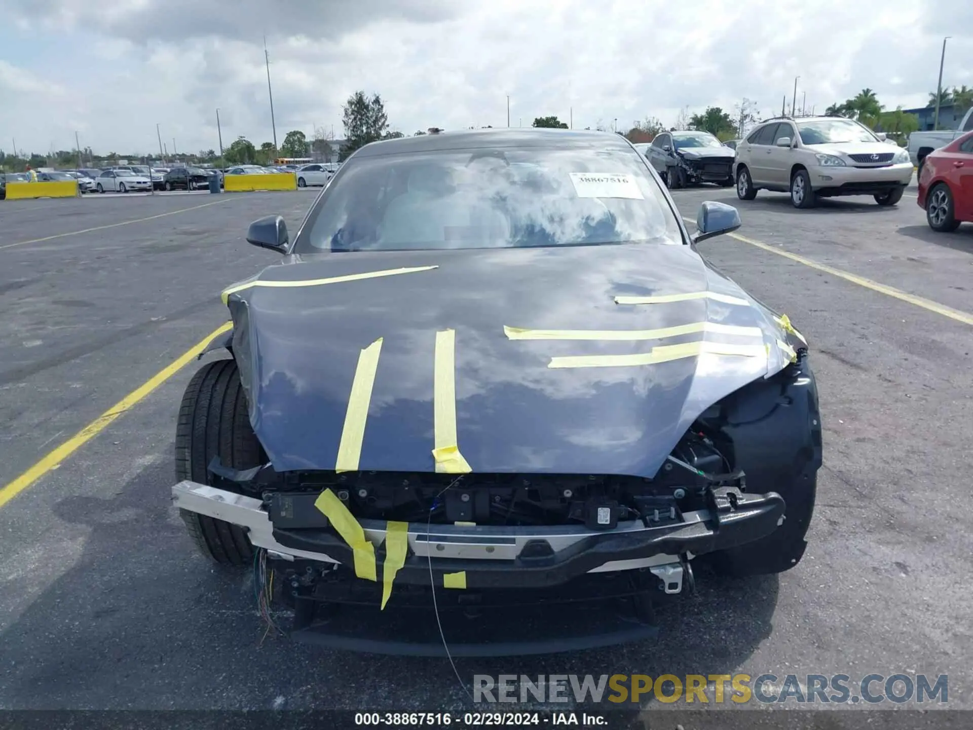 6 fotografías del automóvil dañado 5YJSA1E54PF521783 TESLA MODEL S 2023