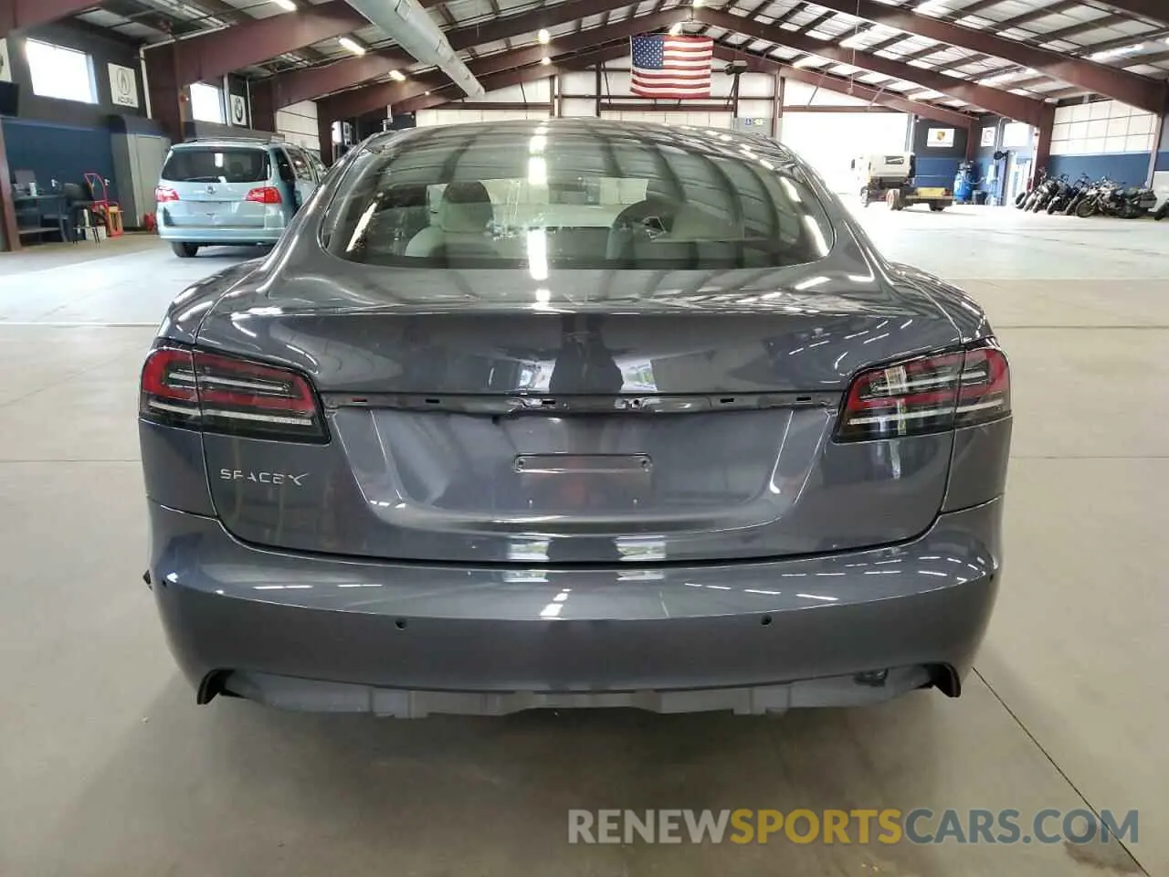 6 fotografías del automóvil dañado 5YJSA1E55PF499423 TESLA MODEL S 2023