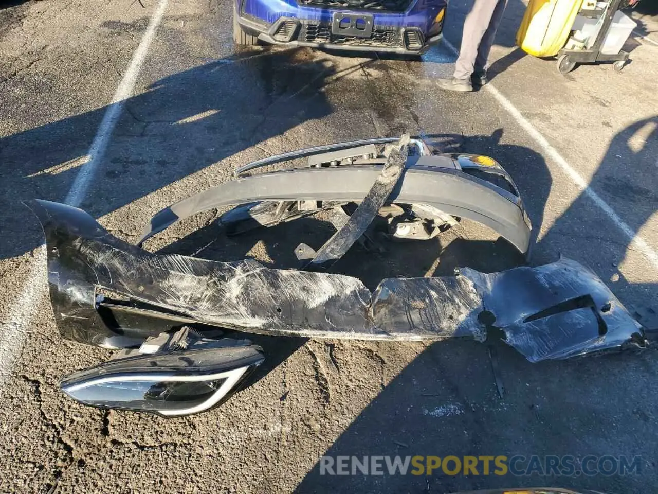 12 fotografías del automóvil dañado 5YJSA1E55PF500926 TESLA MODEL S 2023