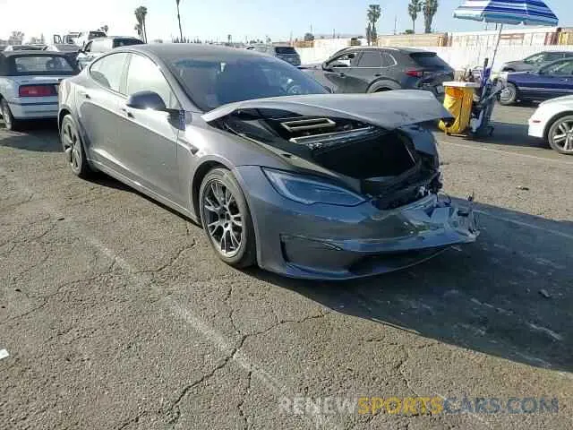 10 fotografías del automóvil dañado 5YJSA1E55PF522232 TESLA MODEL S 2023