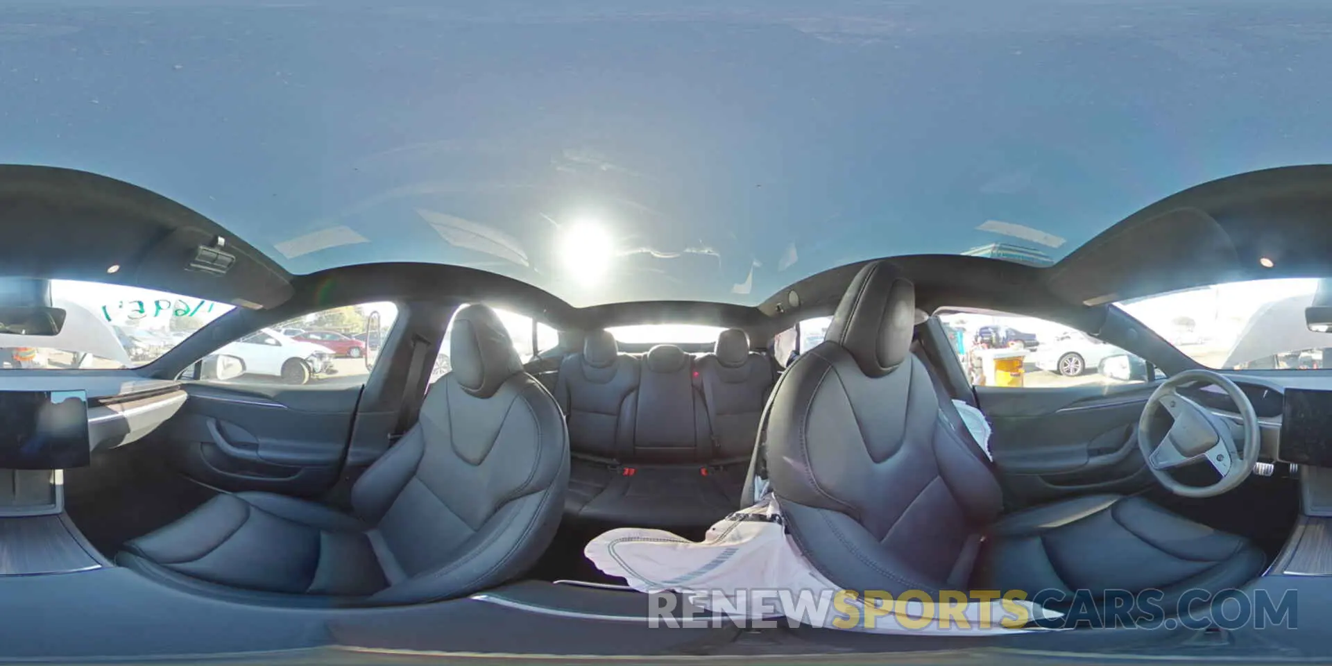 12 fotografías del automóvil dañado 5YJSA1E55PF522232 TESLA MODEL S 2023