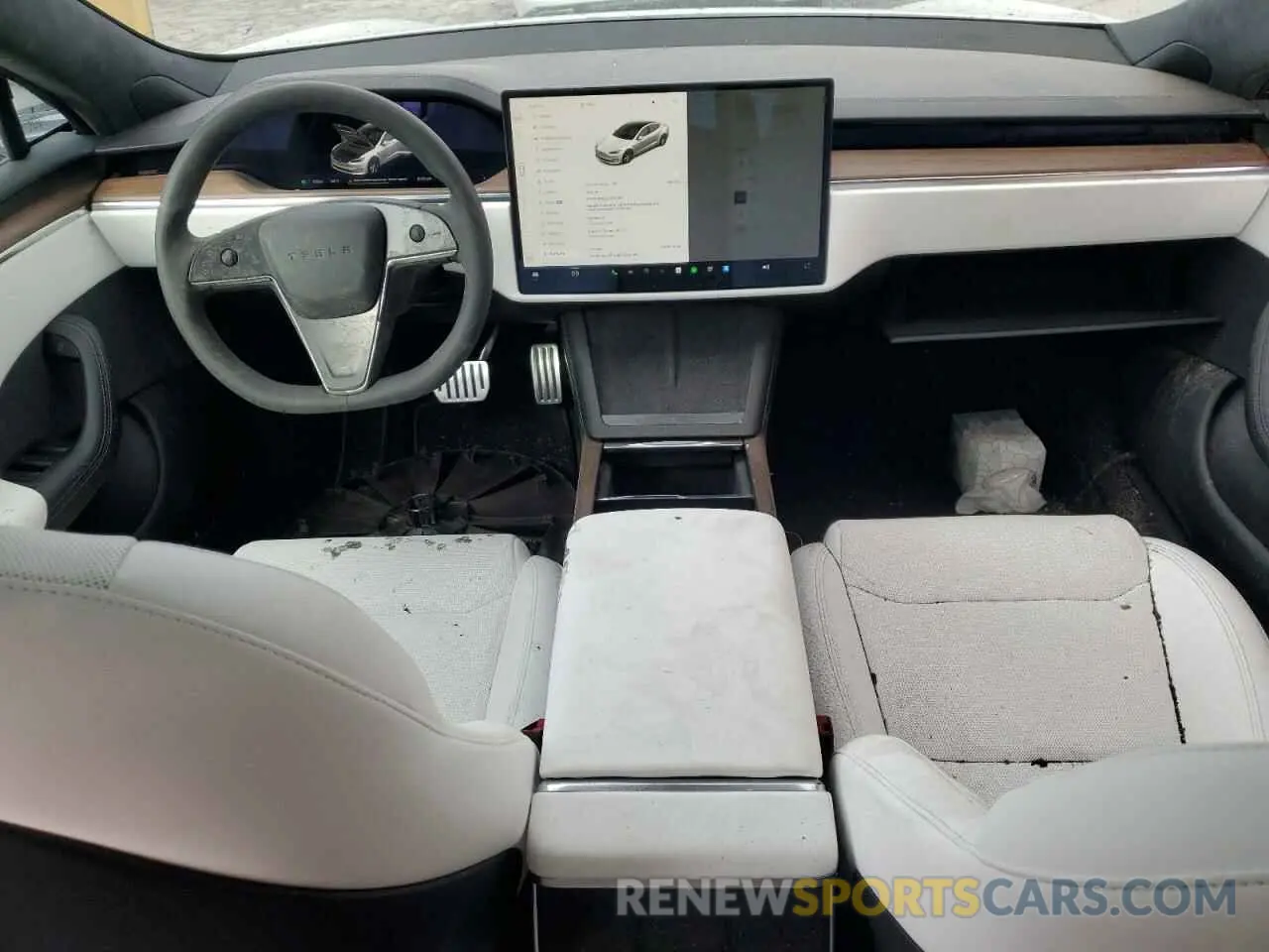8 fotografías del automóvil dañado 5YJSA1E56PF511207 TESLA MODEL S 2023
