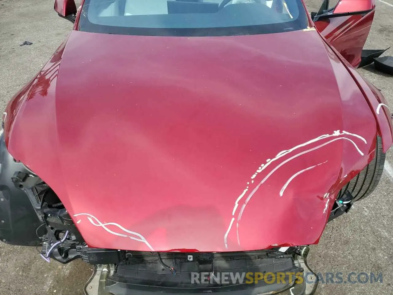 11 fotografías del automóvil dañado 5YJSA1E56PF518514 TESLA MODEL S 2023
