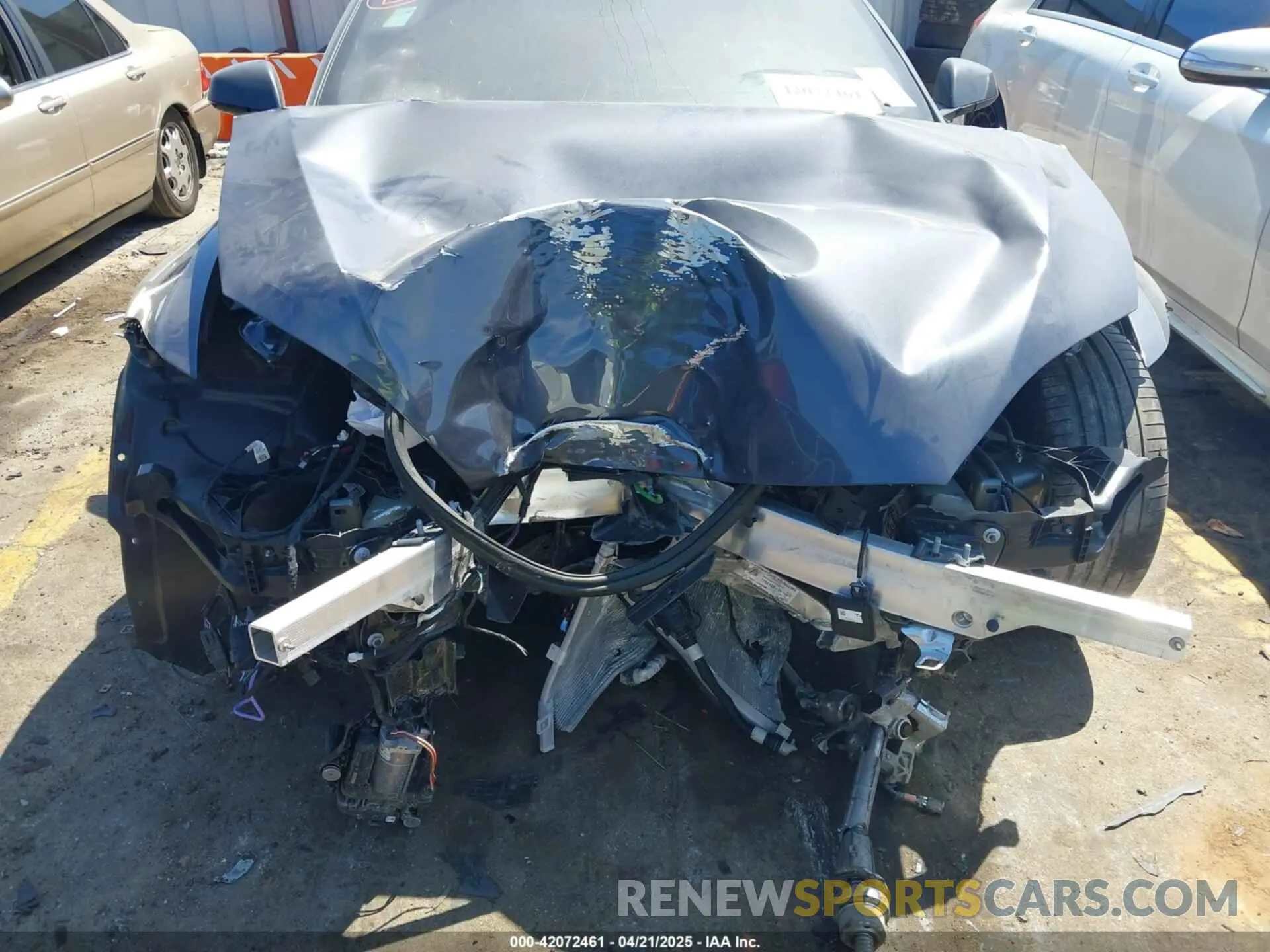 6 fotografías del automóvil dañado 5YJSA1E57PF499455 TESLA MODEL S 2023
